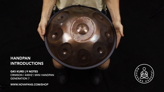 Generation 7 - Mini Travel Handpan - 9 Note NovaPans Handpans